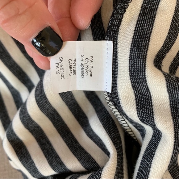 Madewell Hi-Line Striped Dress - Picture 7 of 8